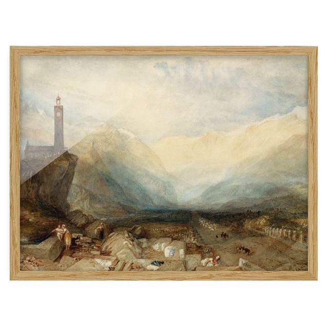 Obrazy w ramie do korytarzu William Turner - Przełęcz Splügen