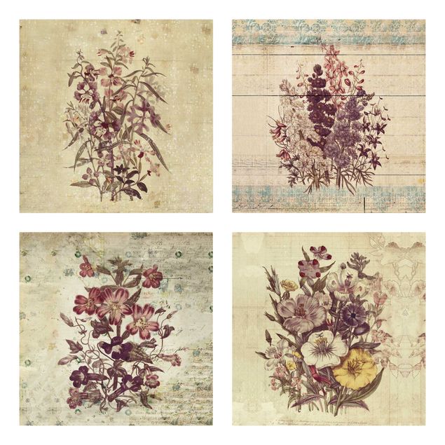 Obrazy powiedzenia Kolekcja Vintage Flowers