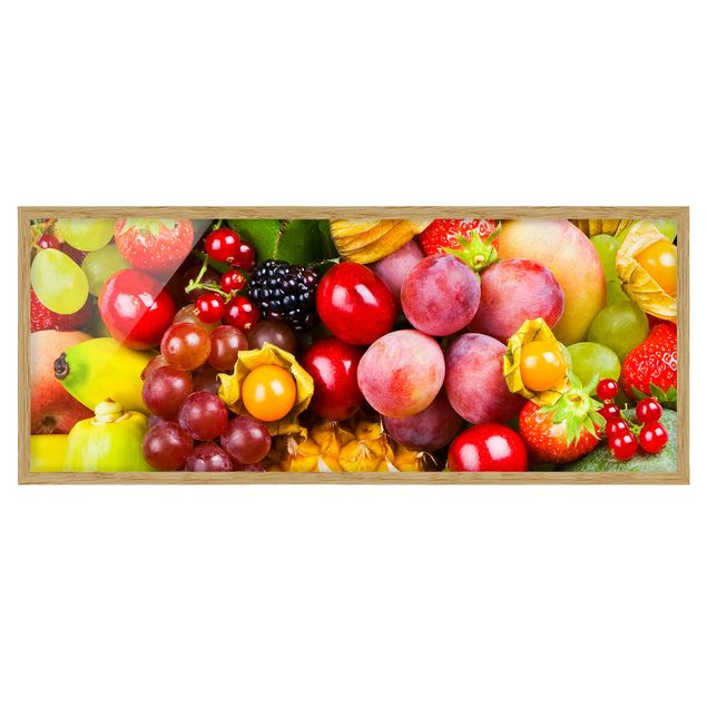 Obrazy nowoczesne Kolorowe owoce egzotyczne