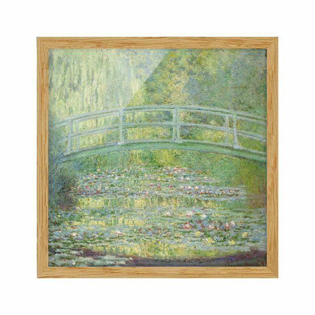 Obrazy w ramie krajobraz Claude Monet - Mostek japoński
