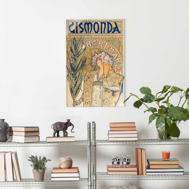 Obrazy art deco Alfons Mucha - Plakat do sztuki Gismonda