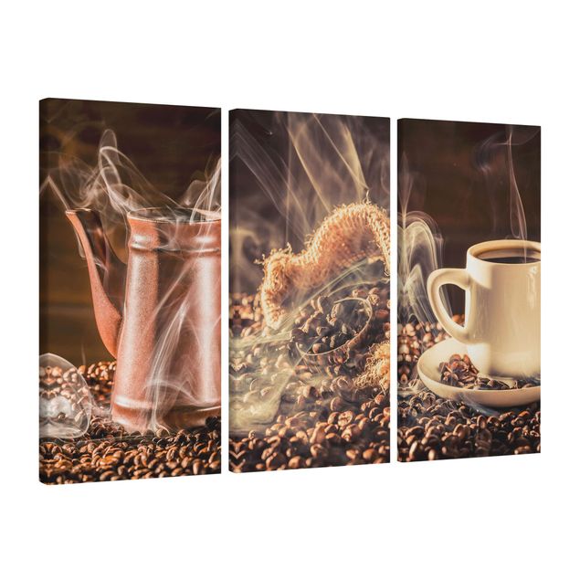 Obrazy z kawą Kawa - para wodna
