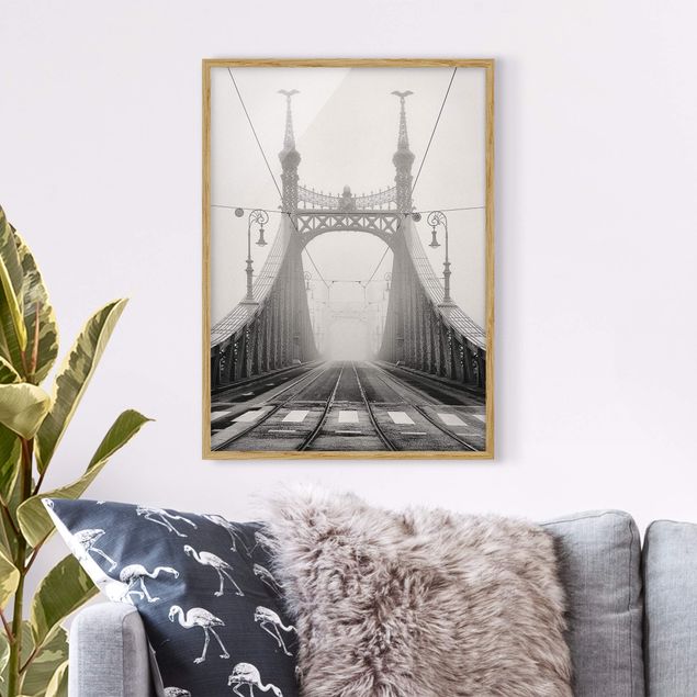 Obrazy w ramie do korytarzu Most w Budapeszcie