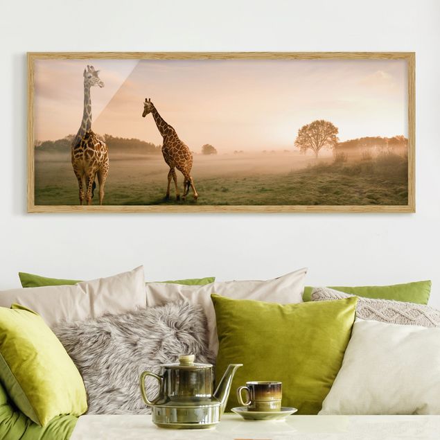 Dekoracja do kuchni Surrealistyczne żyrafy