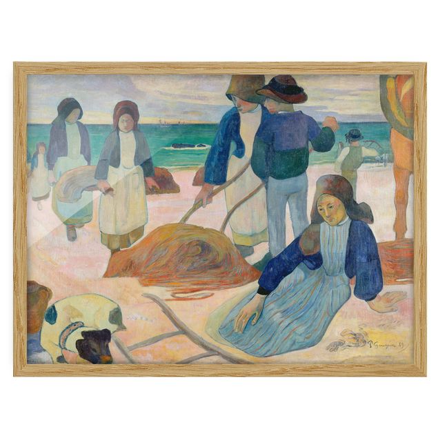 Obrazy w ramie do korytarzu Paul Gauguin - Kobiety Zbieracze Tangów