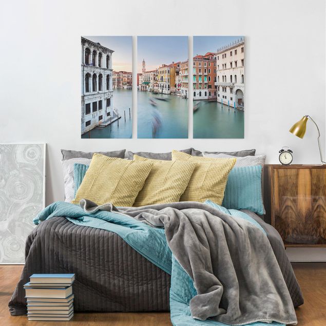 Obrazy do salonu Canale Grande Widok z mostu Rialto Wenecja