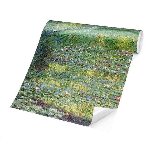 Tapeta zielona Claude Monet - Mostek japoński