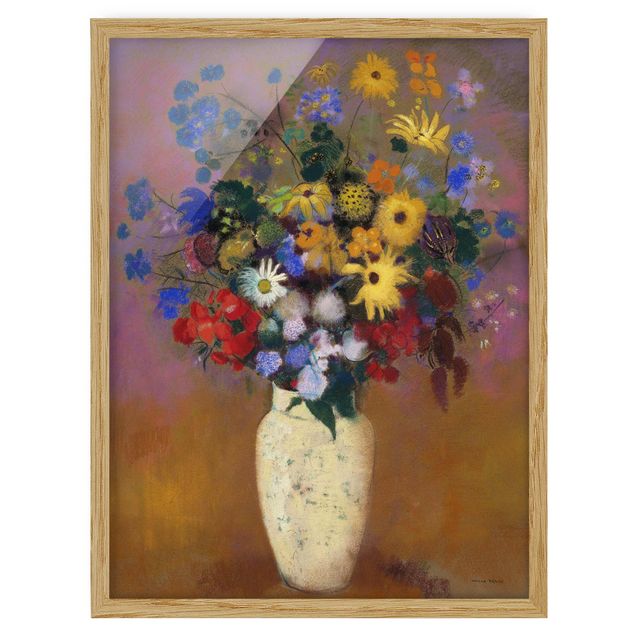 Obrazy w ramie do łazienki Odilon Redon - Kwiaty w wazonie