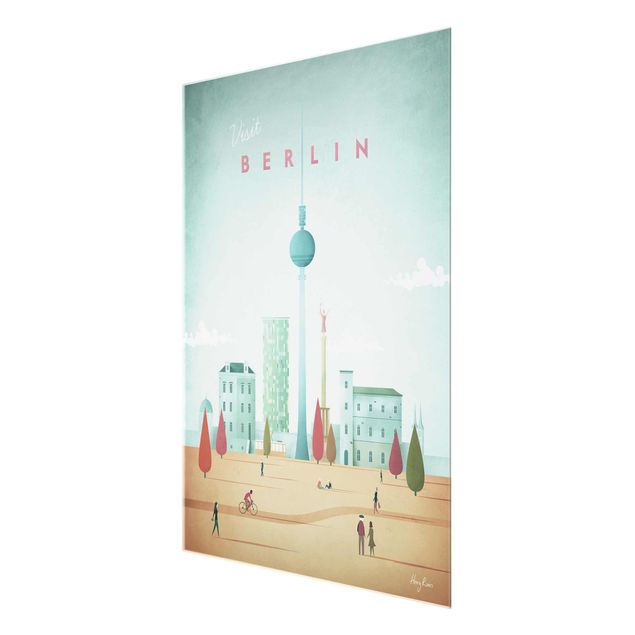 Obrazy do salonu nowoczesne Plakat podróżniczy - Berlin