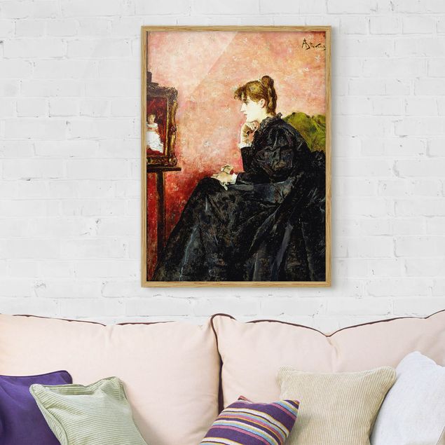 Obrazy w ramie artystyczny Alfred Stevens - Dama w czerni