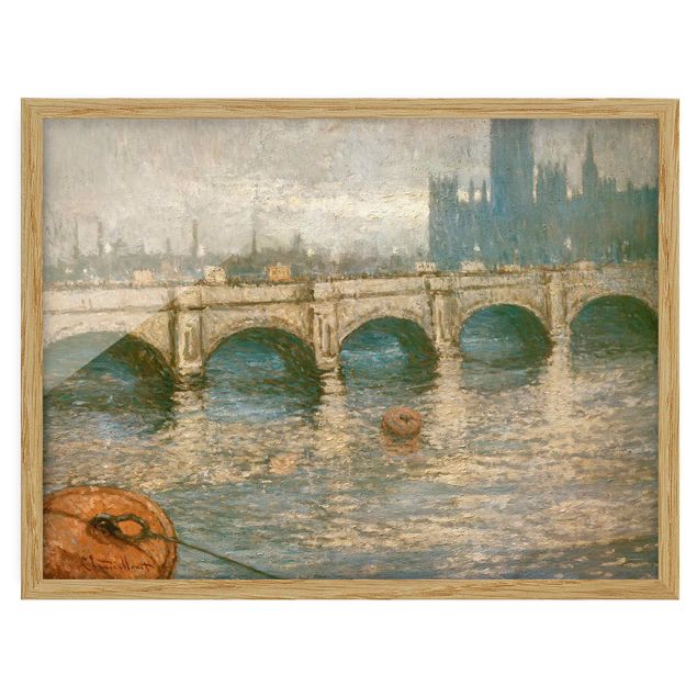 Obrazy Londyn Claude Monet - Most na Tamizie