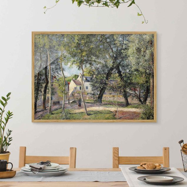 Dekoracja do kuchni Camille Pissarro - Krajobraz w pobliżu Osny
