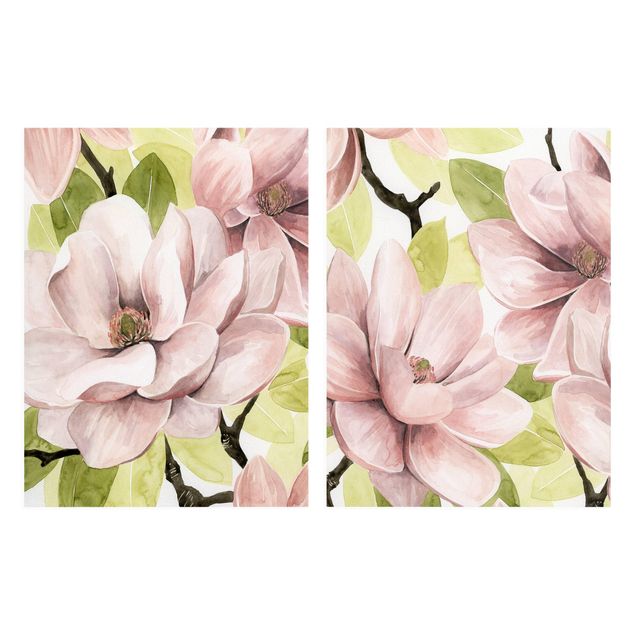 Obrazy Magnolia Zestaw różu do policzków I