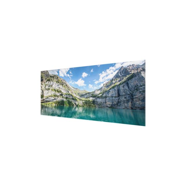 Obrazy na szkle krajobraz Jezioro Dreamy Mountain