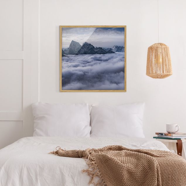 Obrazy w ramie do korytarzu Morze chmur w Himalajach
