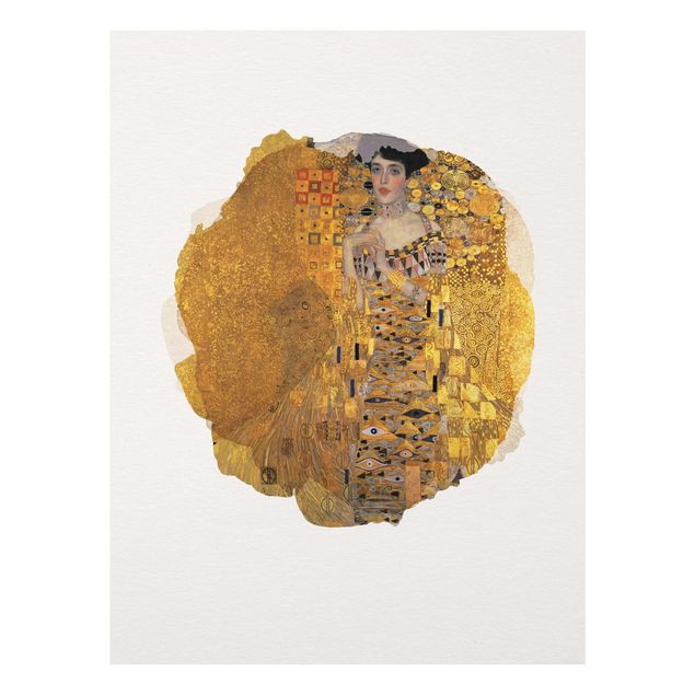Obrazy na szkle artyści Akwarele - Gustav Klimt - Adele Bloch-Bauer I