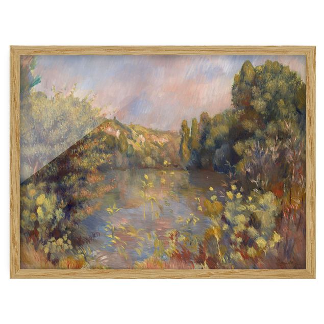 Obrazy w ramie krajobraz Auguste Renoir - Pejzaż z jeziorem
