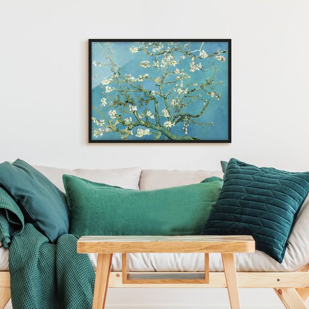 Obrazy w ramie artystyczny Vincent van Gogh - Kwiat migdałowca