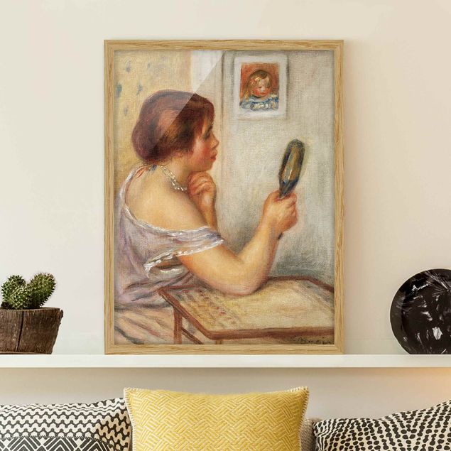 Dekoracja do kuchni Auguste Renoir - Gabrielle z lustrem