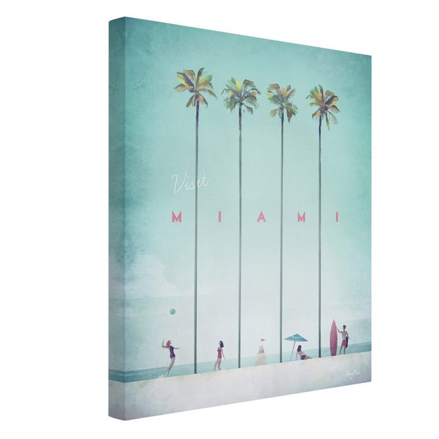 Obrazy morze Plakat podróżniczy - Miami