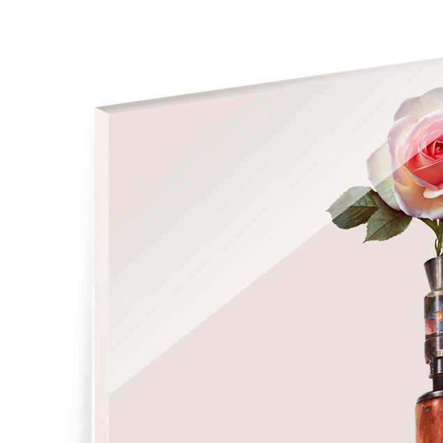 Obrazy nowoczesne Broń z różą