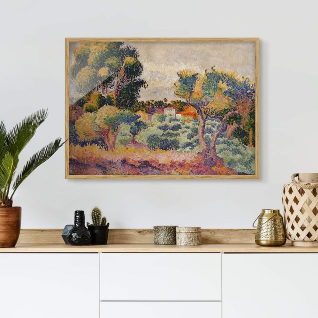Obrazy w ramie artystyczne Henri Edmond Cross - Eukaliptus i Gaj Oliwny