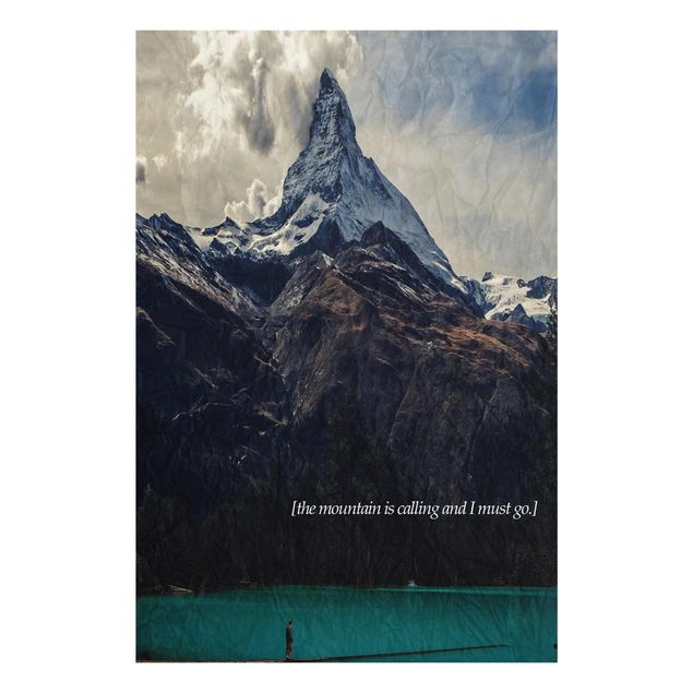 Obrazy na szkle powiedzenia Krajobrazy liryczne - Góry