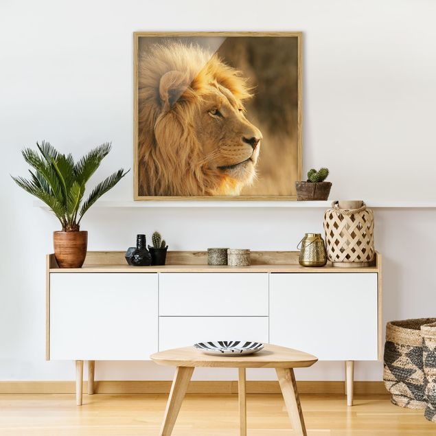 Obrazy w ramie do korytarzu Król lew
