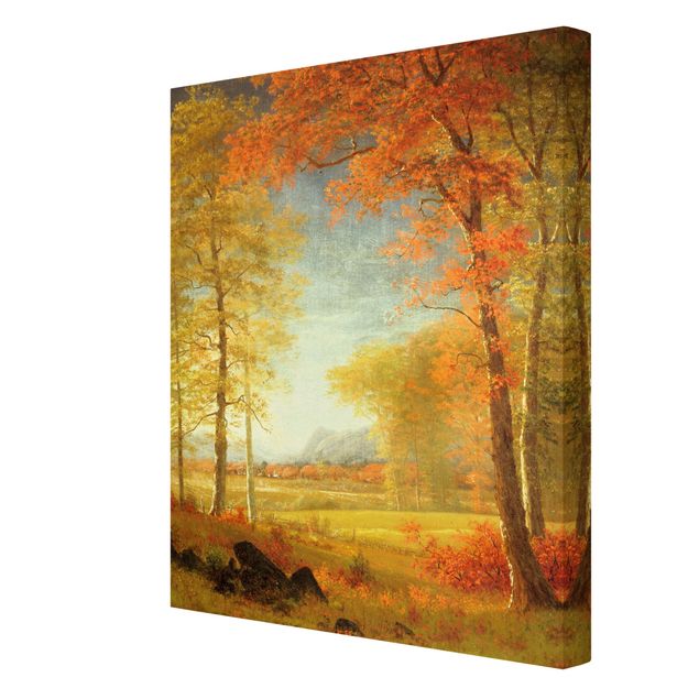 Obrazy krajobraz Albert Bierstadt - Jesień w hrabstwie Oneida, Nowy Jork