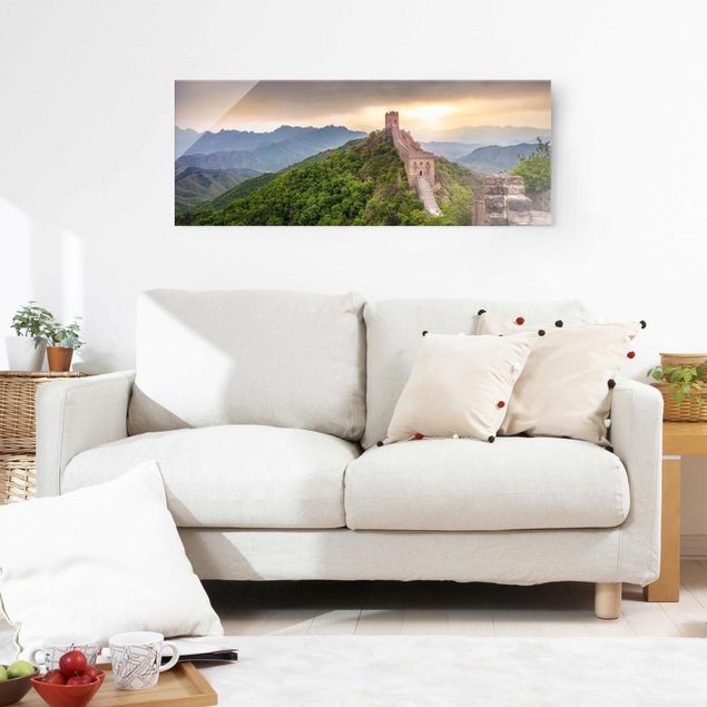Obrazy na szkle panorama Niekończący się Mur Chiński