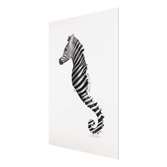 Obraz kon Konik morski w paski zebry