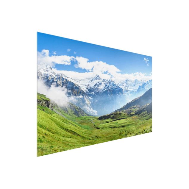 Obrazy Szwajcaria Szwajcarska panorama alpejska