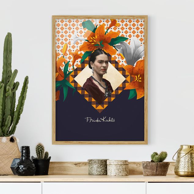 Dekoracja do kuchni Frida Kahlo - Lilie