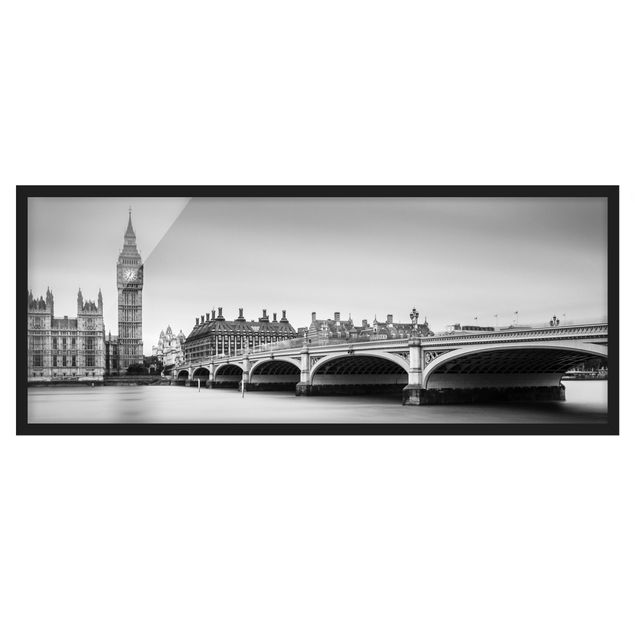 Obrazy w ramie do łazienki Most Westminsterski i Big Ben