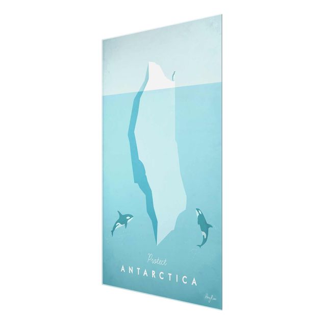 Obrazy na szkle zwierzęta Plakat podróżniczy - Antarktyda