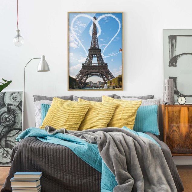 Obrazy w ramie do korytarzu Paryż - miasto miłości