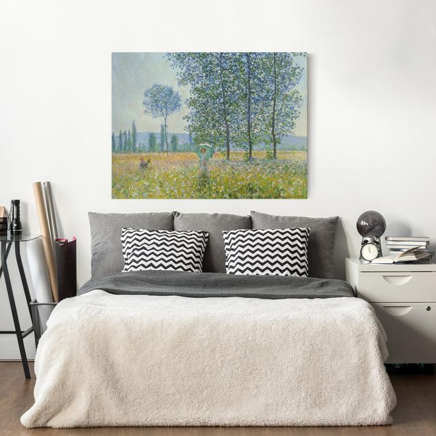 Obrazy nowoczesne Claude Monet - Pola na wiosnę