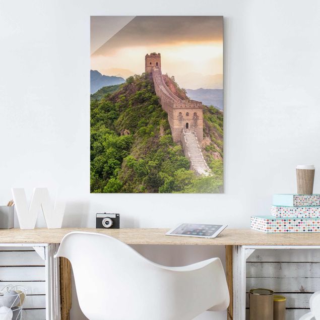 Obrazy na szkle portret Niekończący się Mur Chiński