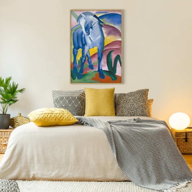 Obrazy w ramie artystyczne Franz Marc - Niebieski Horse