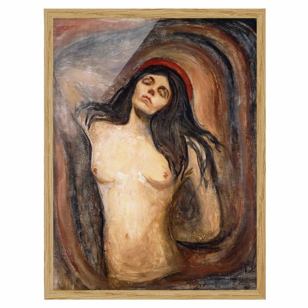 Postimpresjonizm obrazy Edvard Munch - Madonna