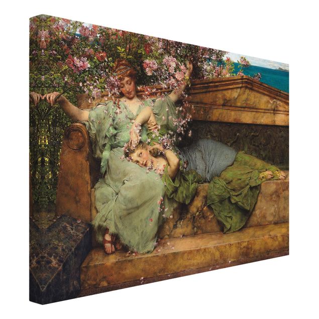 Obrazy nowoczesne Sir Lawrence Alma-Tadema - W ogrodzie różanym
