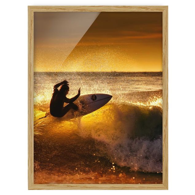 Obrazy w ramie do korytarzu Słońce, zabawa i surfing