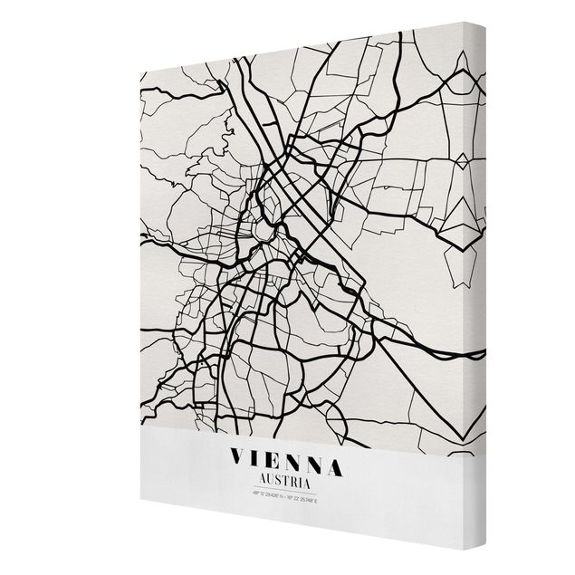 Sbraz mapa swiata City Map Vienna - Klasyczna