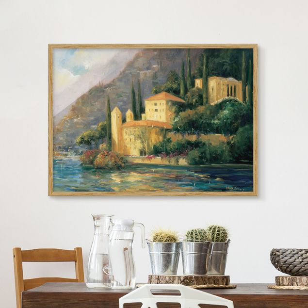Dekoracja do kuchni Krajobraz włoski - dom wiejski