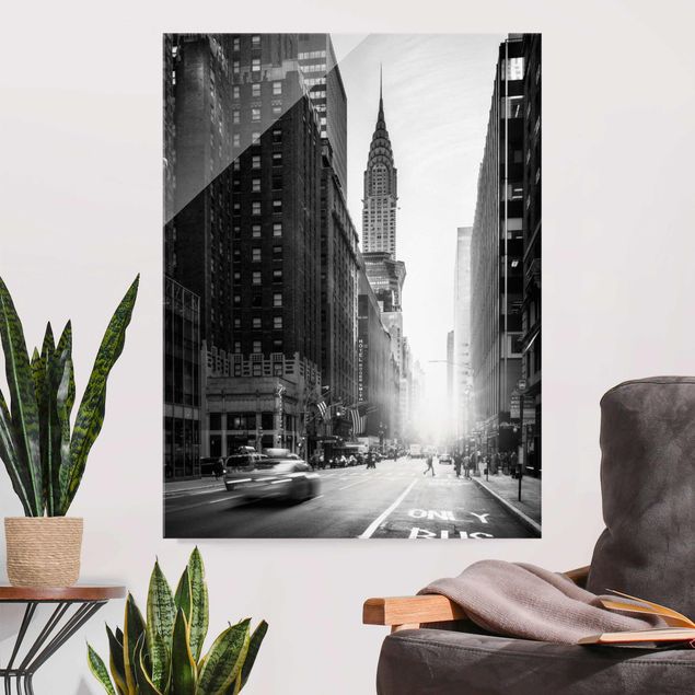 Obrazy na szkle architektura i horyzont Żywy Nowy Jork