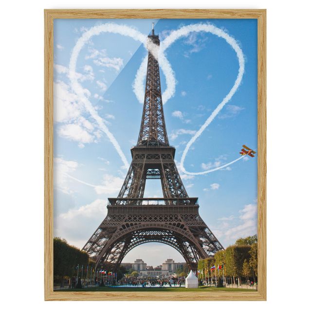 Obrazy w ramie do łazienki Paryż - miasto miłości