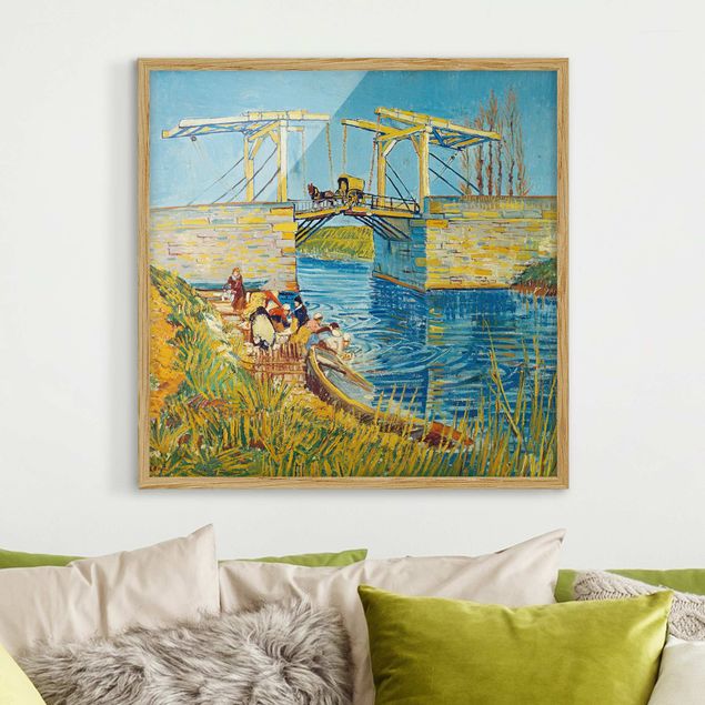 Impresjonizm obrazy Vincent van Gogh - Most zwodzony w Arles