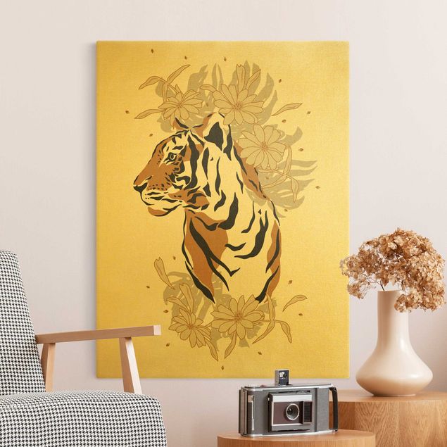 Tygrys obraz Zwierzęta safari - portret tygrysa