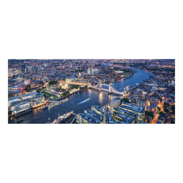 Obrazy na szkle panorama Noc w Londynie