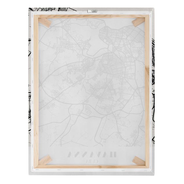 Obrazy na ścianę Mapa miasta Hawana - Klasyczna
